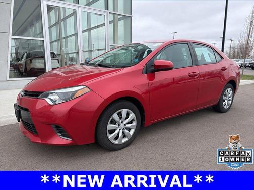 Barcelona Red Metallic 2015 Toyota Corolla LE