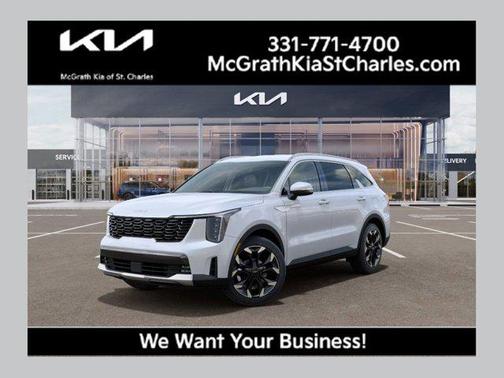 Glacial White Pearl 2026 Kia Sorento EX