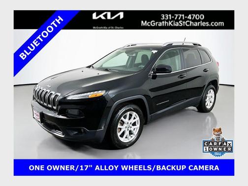 Diamond Black Crystal Pearlcoat 2018 Jeep Cherokee Latitude