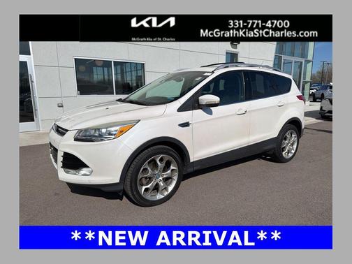White Platinum 2013 Ford Escape Titanium