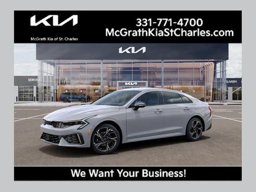 Gray 2026 Kia K5 GT-Line AWD
