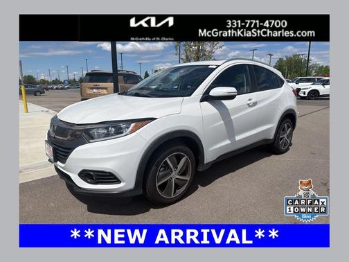 Platinum White Pearl 2021 Honda HR-V EX