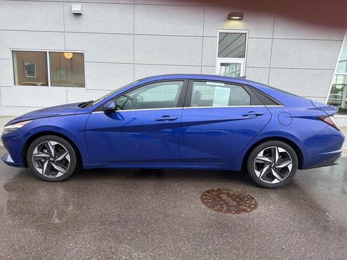 Intense Blue 2021 Hyundai ELANTRA HEV Limited