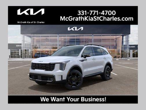 Glacial White Pearl 2026 Kia Sorento EX