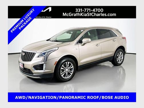 Latte Metallic 2022 Cadillac XT5 Premium Luxury