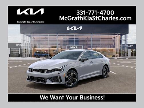 Gray 2026 Kia K5 GT-Line AWD