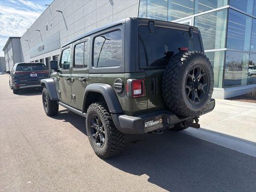 Sarge Green Clearcoat 2022 Jeep Wrangler Willys