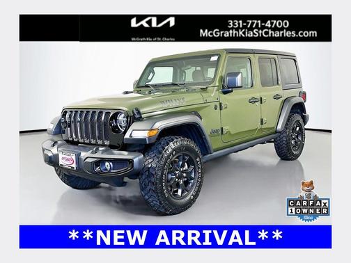 Sarge Green Clearcoat 2022 Jeep Wrangler Willys