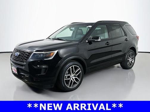 Shadow Black 2018 Ford Explorer Sport