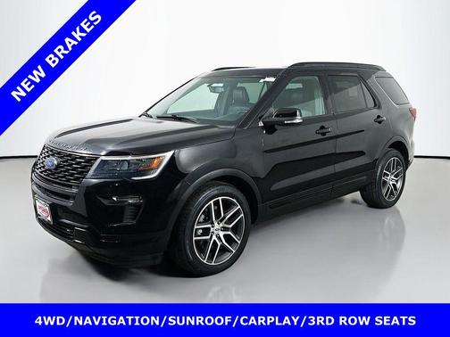 Shadow Black 2018 Ford Explorer Sport