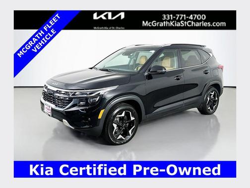 Fusion Black 2025 Kia Seltos EX