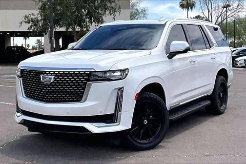 Crystal White Tricoat 2022 Cadillac Escalade Premium Luxury