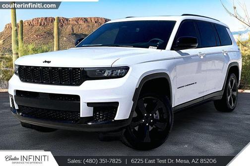 Bright White Clearcoat 2024 Jeep Grand Cherokee L Altitude