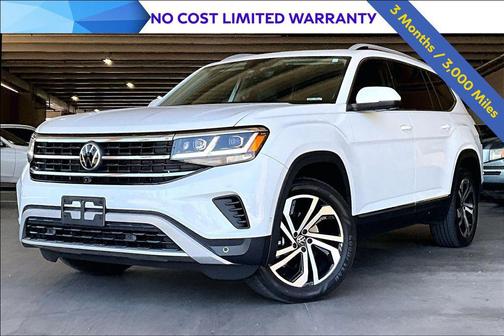 Oryx White Pearl 2021 Volkswagen Atlas 3.6L SEL Premium