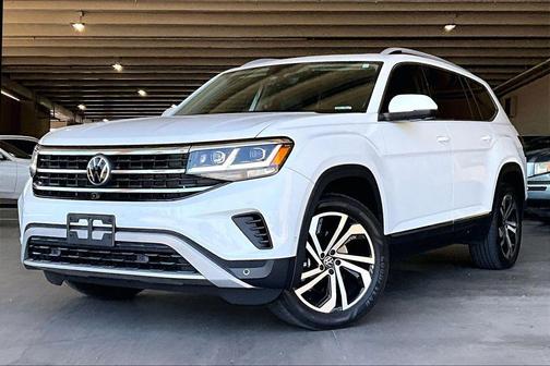 Oryx White Pearl 2021 Volkswagen Atlas 3.6L SEL Premium