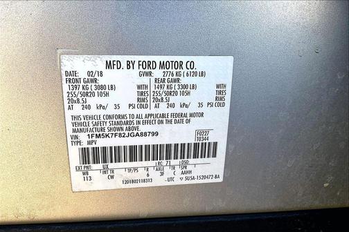 2018 Ford Explorer Limited