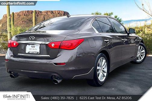 Chestnut Bronze 2017 INFINITI Q50 3.0T Premium