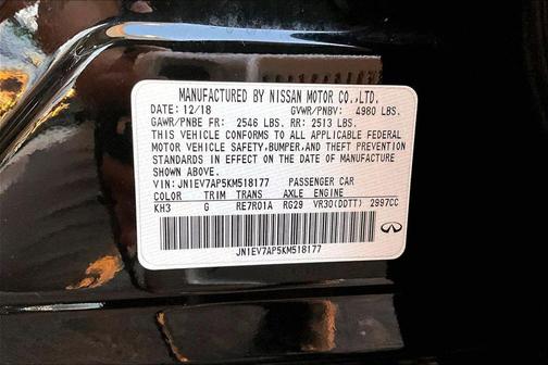 2019 INFINITI Q50 3.0t LUXE