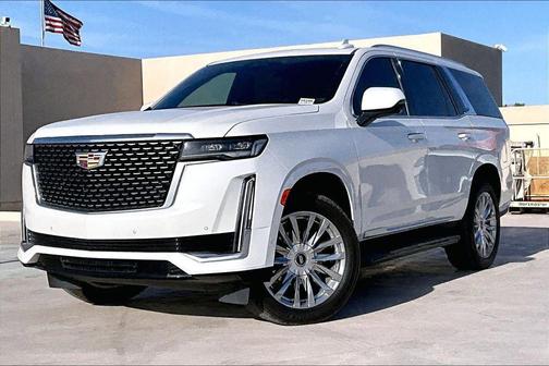 Crystal White Tricoat 2022 Cadillac Escalade Premium Luxury