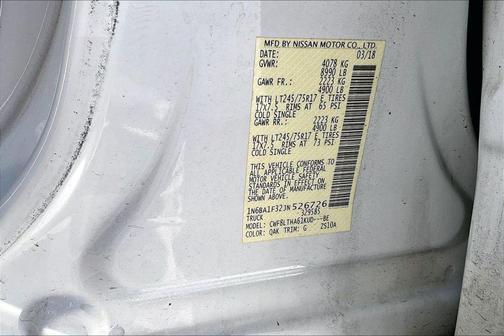 2018 Nissan Titan XD SV