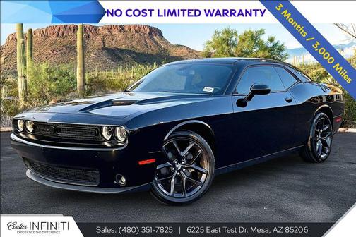 Pitch Black Clearcoat 2021 Dodge Challenger SXT
