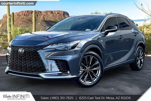 Cloudburst Gray 2025 Lexus RX 350 F SPORT Design