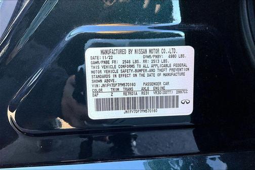 2023 INFINITI Q50 3.0t RED SPORT 400