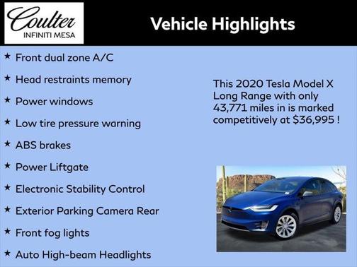 2020 Tesla Model X Long Range Dual Motor All-Wheel Drive