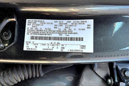 2019 Ford F-150 Platinum