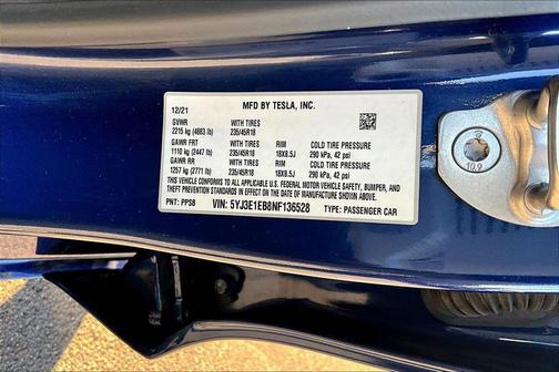 2022 Tesla Model 3 Long Range