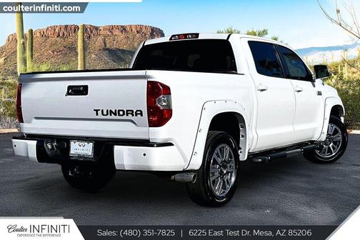 Super White 2015 Toyota Tundra Platinum