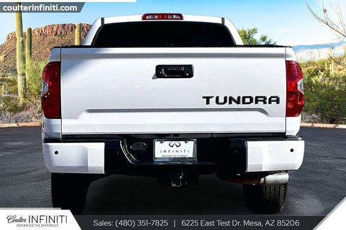 Super White 2015 Toyota Tundra Platinum