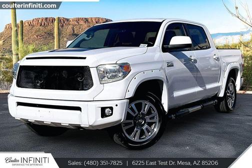 Super White 2015 Toyota Tundra Platinum