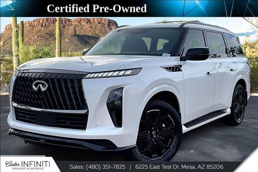 Radiant White 2026 INFINITI QX80 SPORT AWD