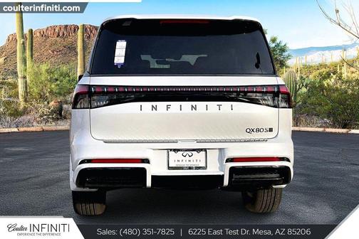 Radiant White 2026 INFINITI QX80 SPORT AWD
