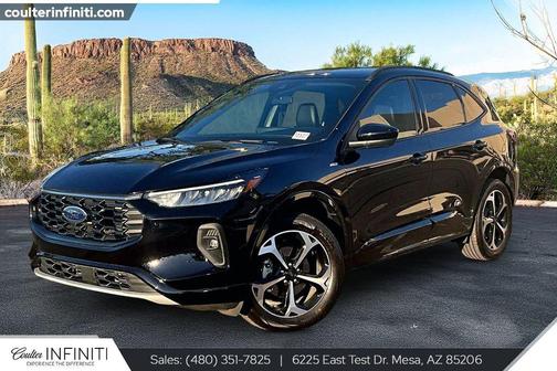 Agate Black Metallic 2024 Ford Escape ST-Line Select