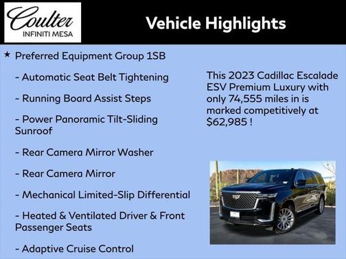 2023 Cadillac Escalade ESV Premium Luxury