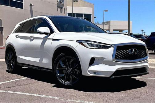 Majestic White 2019 INFINITI QX50 ESSENTIAL