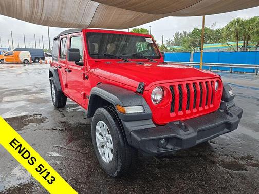 Firecracker Red Clearcoat 2023 Jeep Wrangler Sport S