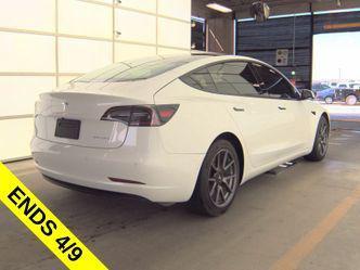 Off White 2022 Tesla Model 3 Long Range