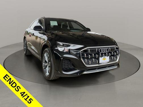 Black 2025 Audi Q8 55 Premium