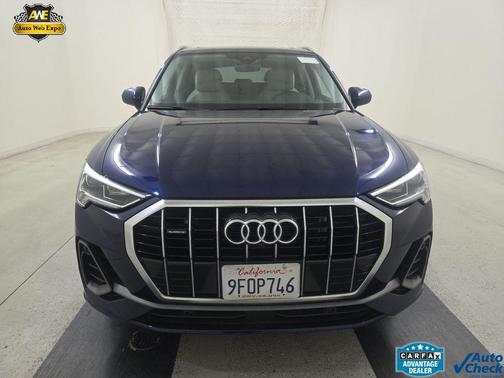 Blue Metallic 2023 Audi Q3 45 S line Premium Plus