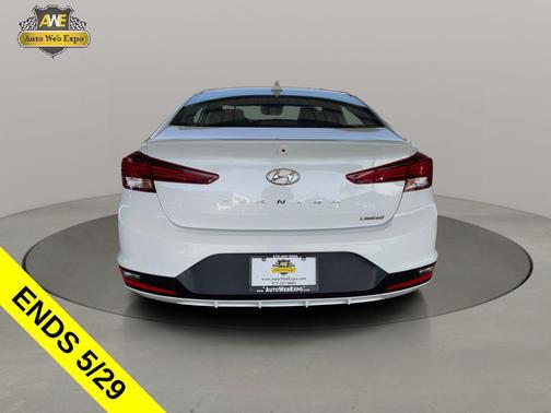 Quartz White Pearl 2020 Hyundai ELANTRA Limited