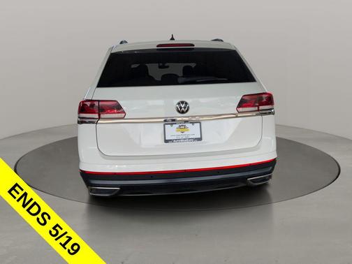 White 2021 Volkswagen Atlas 3.6L SE w/Technology