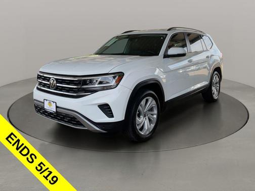 White 2021 Volkswagen Atlas 3.6L SE w/Technology