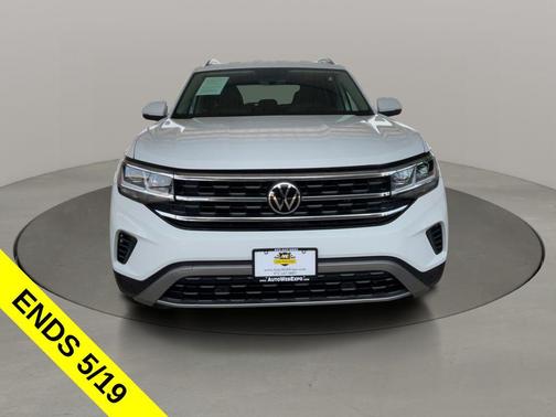 White 2021 Volkswagen Atlas 3.6L SE w/Technology