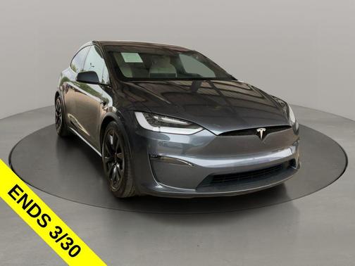 Gray 2022 Tesla Model X Dual Motor All-Wheel Drive