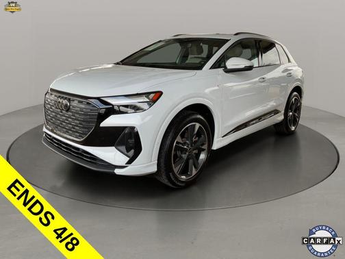 Glacier White Metallic 2024 Audi Q4 e-tron Premium Plus 50 quattro