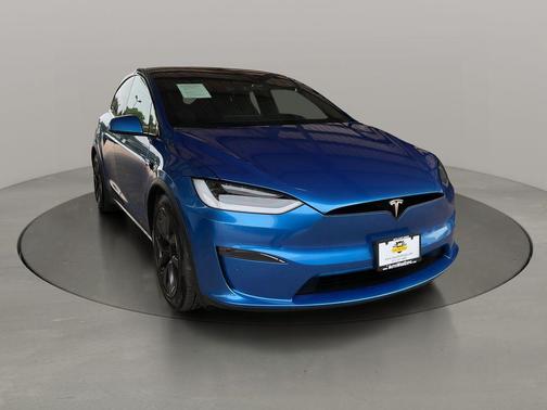 Deep Blue Metallic 2022 Tesla Model X Dual Motor All-Wheel Drive