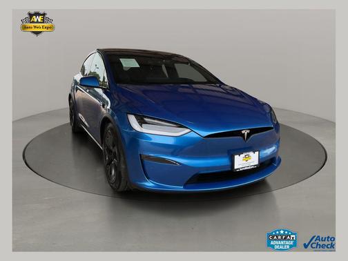Deep Blue Metallic 2022 Tesla Model X Dual Motor All-Wheel Drive